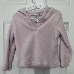 Little Beginnings Pink Fleece Hoodie 18M